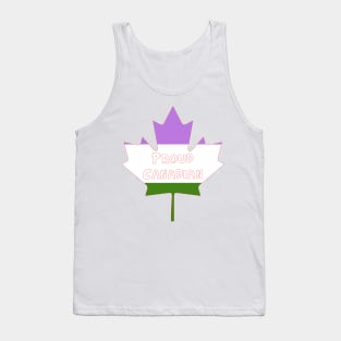 Proud Canadian (Genderqueer) Tank Top